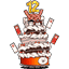 12th Anniversary Birthday Cake