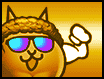 Permed Suntan Cat icon